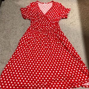 Red Polka Dot Dress